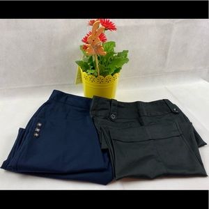 🌈🌈 2 Pairs of Stylish Cropped Pants 🌈🌈
